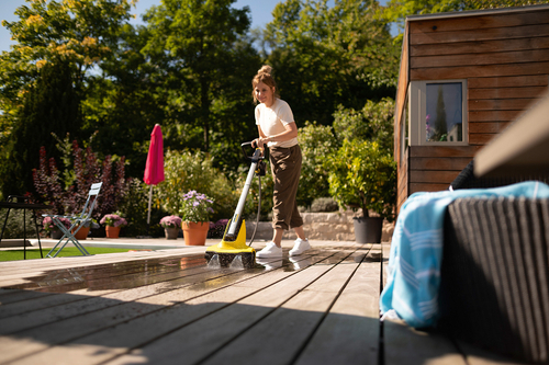 Апарат для чищення терас