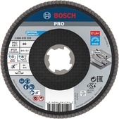 Лепестковый шлифовальный диск для небольших угловых шлифмашин BOSCH  ((3165140960472))