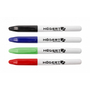 Мини-маркеры перманентные цветные, 4 шт/уп (черный, синий, зеленый, красный) HOEGERT Чёрный, красный, зелёный, синий (HT3B781)