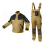 Комплект рабочей защитной одежды EDGAR II, бежевый HOEGERT S (N_HT5K282-1-S)