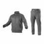 Комплект рабочей защитной одежды FABIAN, темно-серый HOEGERT S (N1_HT5K307-S)