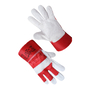 Перчатки рабочие комбинированные ткань / Бело-красный RBR . Бело-красный (69664)