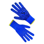 Перчатки  синие с ПВХ точкой 69135 "б" . ПВХ (69135)