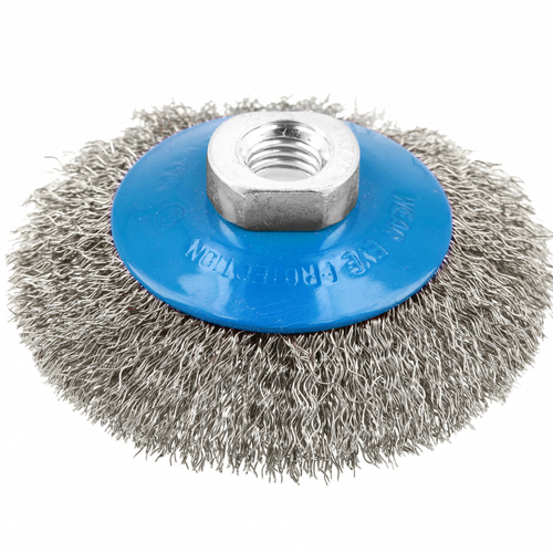 Щетка коническая, проволока из нержавеющей стали