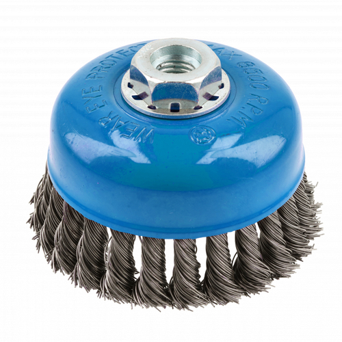 Щетка чашечная, проволока витая стальная