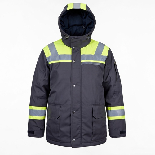 Куртка рабочая утепленная, серая, Размер 56-58, Рост 4