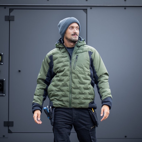 PAUL yтепленная куртка с капюшоном оливковый