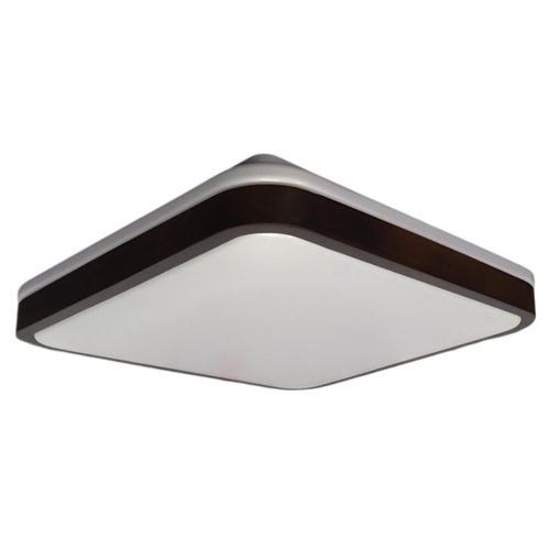 GLOW матовий 60W  391*391*65мм 3000К-6500К з ДК горіх