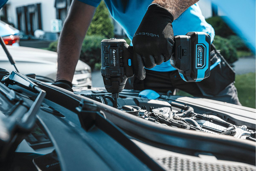 Бесщёточный импульсный винтовёрт + дрель-шуруповёрт + 2 аккумулятора + зарядное устройство + кейс