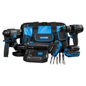 Набір безщіткових електроінструментів 18V BLCONSTRUCTION HOEGERT (HT2E300-BLCONSTR-SET) HOEGERT HT2E300-BLCONSTR-SET - фото 7 в каталозі Набори інструменту