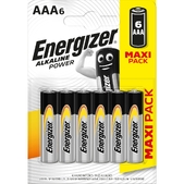 Батарейка ENERGIZER AAA Alk Power уп. 6шт. Energizer  ((6443159))