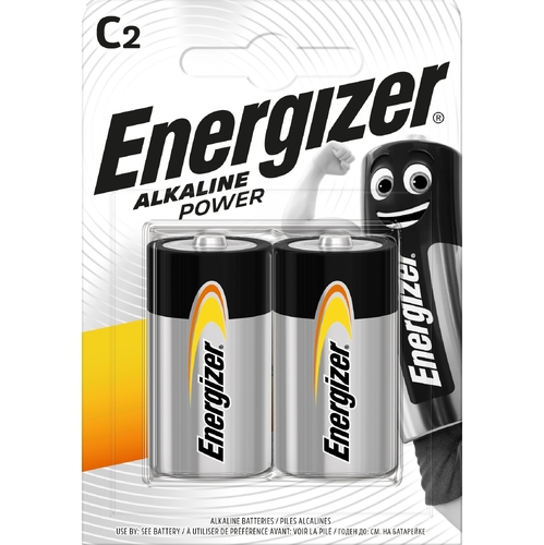 Батарейка ENERGIZER C Alk Power уп. 2шт.