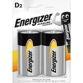 Батарейка ENERGIZER D Alk Power уп. 2шт. Energizer  ((6429546))
