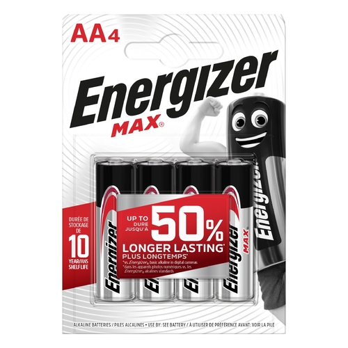Батарейка ENERGIZER AA MAX уп. 4шт.