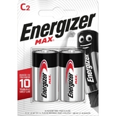 Батарейка ENERGIZER C MAX уп. 2шт. Energizer C (6443172)