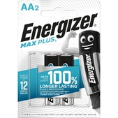 Батарейка ENERGIZER AA Max Plus уп. 2шт. Energizer  ((6450606))