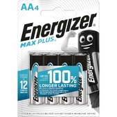 Батарейка ENERGIZER AA Max Plus уп. 4шт. Energizer  (6450607)