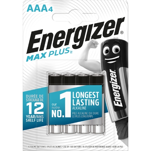 Батарейка ENERGIZER AAA Max Plus уп. 4шт.