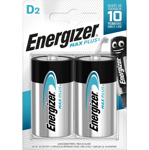 Батарейка ENERGIZER D MAX plus уп. 2шт.