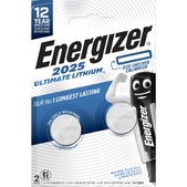 Батарейка ENERGIZER Ultimate Lithium CR2025 уп 2шт. Energizer  ((6808738))