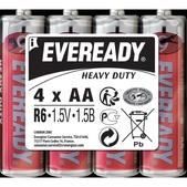 Батарейка ENERGIZER EVEREADY AA Heavy Duty 4шт. Energizer  ((6352526))