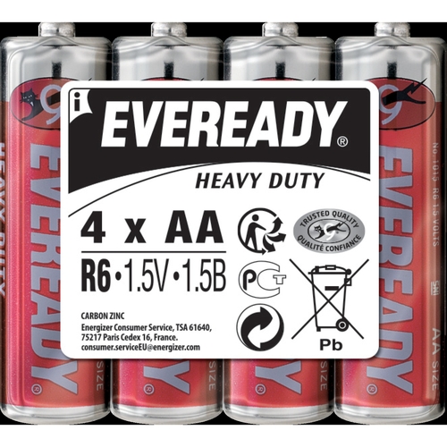 Батарейка ENERGIZER EVEREADY AA Heavy Duty 4шт.