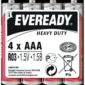 Батарейка ENERGIZER EVEREADY AAA Heavy Duty 4шт. Energizer  ((6352527))