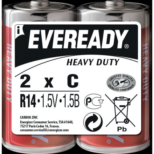 Батарейка ENERGIZER EVEREADY C Heavy Duty уп. 2шт.
