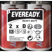 Батарейка ENERGIZER EVEREADY D Heavy Duty уп. 2шт. Energizer  ((6352529))