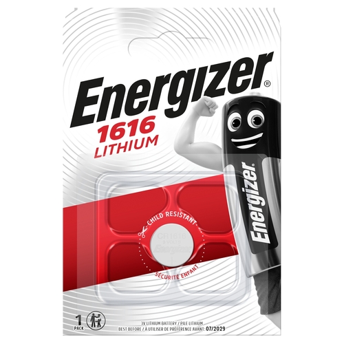Батарейка ENERGIZER CR1616 Lithium 1шт.