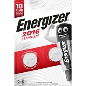 Батарейка ENERGIZER CR2016 Lithium 2шт. Energizer  ((6473569))