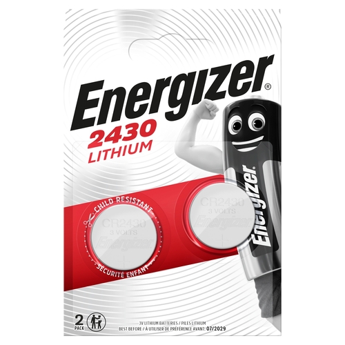 Батарейка ENERGIZER CR2430 Lithium уп. 2шт.