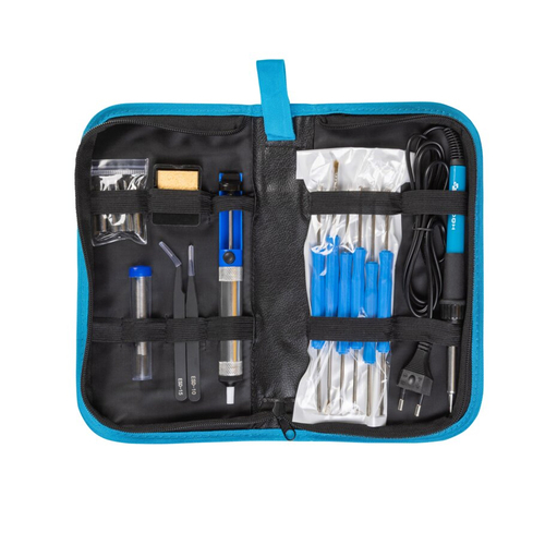 Паяльний набір HOEGERT HT2C316 - фото 2 в каталозі Паяльники, пальники, паяльні лампи