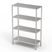 Стеллаж производственный 4 полки Стальков ((10225)) Стальков 10225 - фото 3 в каталоге Стеллажи