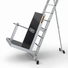 Драбина-лебідка для сонячних панелей 125 кг (робоча висота 6.5 м) Drabest Ladder Hoist + PV Modules - фото 2 в каталозі Драбини