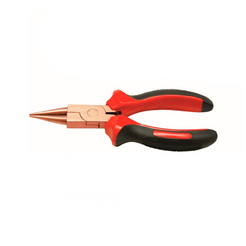 Круглогубці іскробезпечні KROPTEC KR-255-02-Be-Cu - фото 1 в каталозі Шарнірно-губцевий інструмент