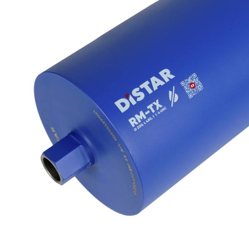 Свердло алмазне DDS-W 200x450-14x1 1/4 UNC DLD 200 RM-TX Distar 4820245283442 - фото 3 в каталозі Свердла і бури