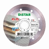 Круг алмазний вiдрiзний 1A1R 115x1,2/1,0x8x22,23 Decor Slim Distar (4820067458912) Distar 4820067458912 - фото 8 в каталозі Диски