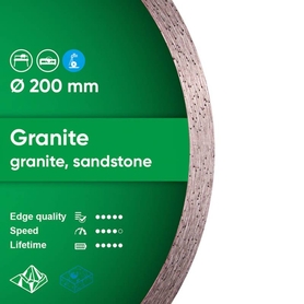 Круг алмазний вiдрiзний 1A1R 400X32 GRANITE