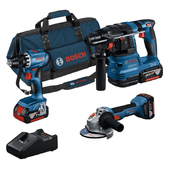 Комбинированный набор инструментов 18V 3 BOSCH ((4053423352948) BOSCH 4053423352948 - фото 5 в каталоге Вспомогательное электрооборудование