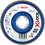 Лепестковые шлифовальные диски, прямые, пластик BOSCH 125 ((4059952652030))