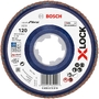 Лепестковые шлифовальные диски, прямые, пластик BOSCH 125 ((4059952652047))